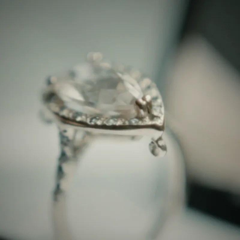 The solitaire, on the mirror.