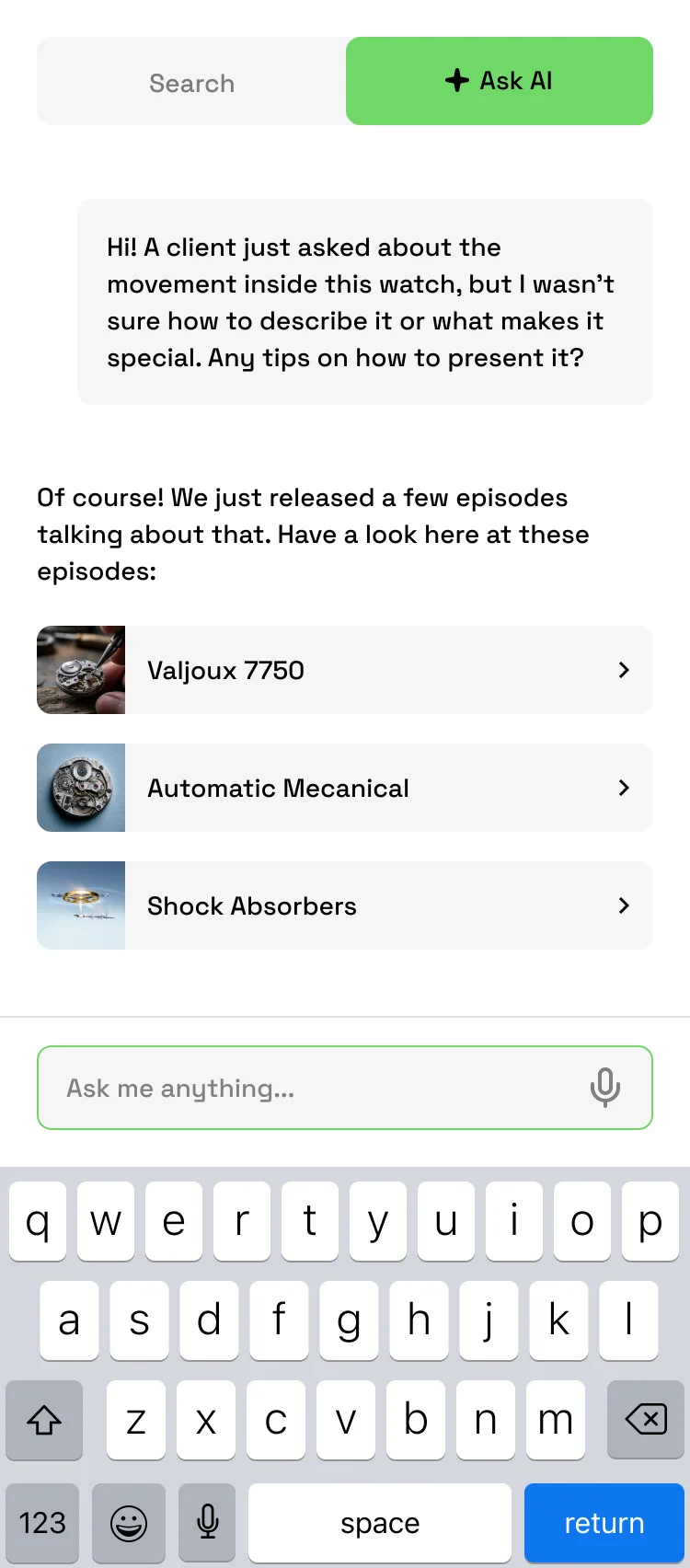 TU Agent — product knowledge